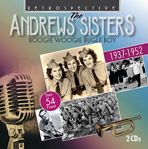 CD cover featuring The Andrews Sisters in uniform, with vintage photos.