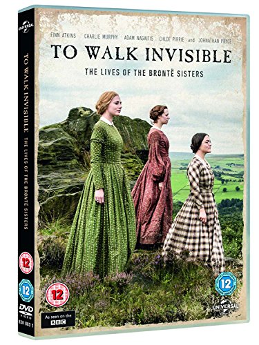 DVD cover for “To Walk Invisible” featuring three women in period dresses.