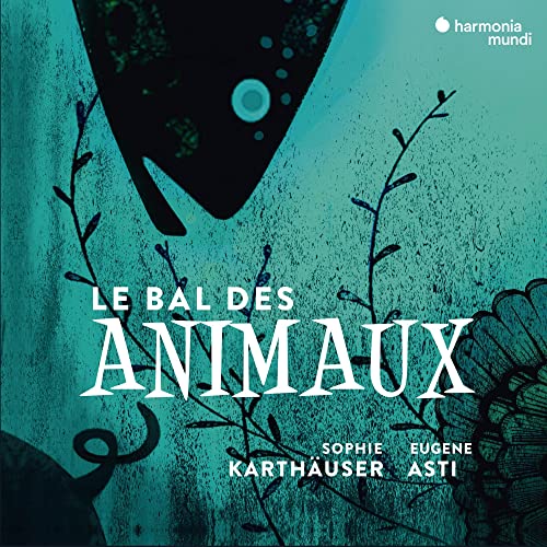 CD cover: illustrated animals and branches on a teal background.