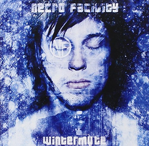 CD cover: man’s face with icy blue effects and text “Necro Facility”.