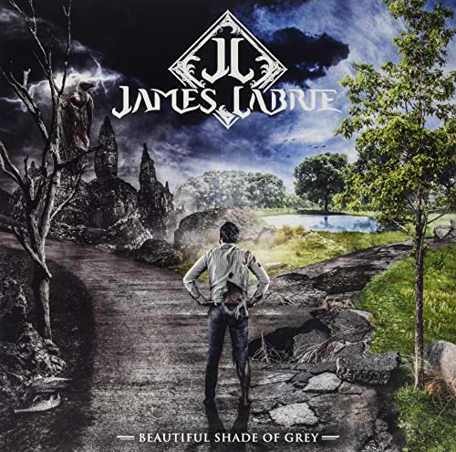 Album cover for James Labrie’s “Beautiful Shade Of Grey” with a landscape scene.