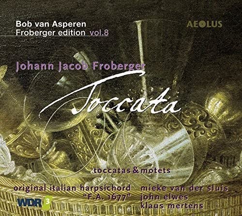 CD cover for Bob van Asperen’s “Toccata” featuring Froberger’s music.