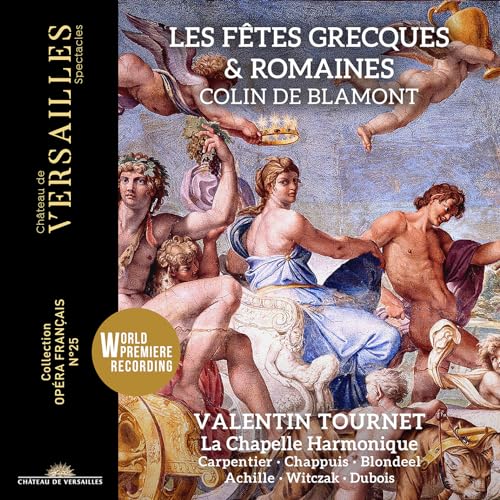 CD cover depicting classical figures and text: "Les Fêtes Grecques & Romaines.