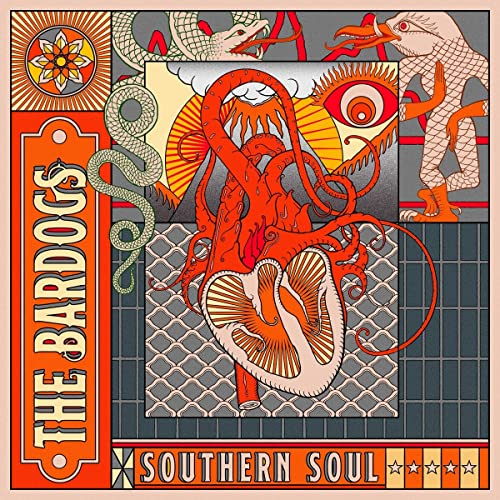 CD cover for “The Bardogs - Southern Soul” featuring surrealist art.