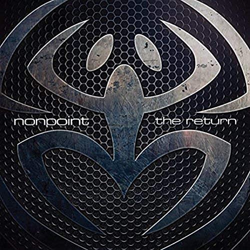 CD cover for Nonpoint’s “The Return” featuring a metallic, abstract symbol.