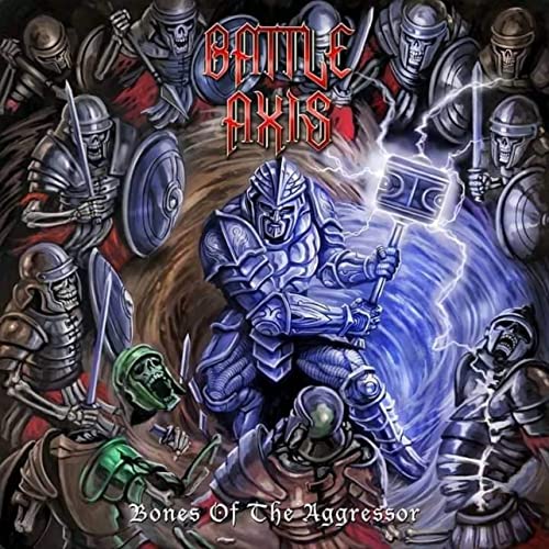 CD cover art: armored skeletons and warriors in a stormy, dark scene.