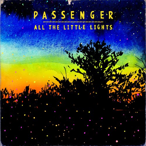 Album cover for Passenger’s “All The Little Lights” with silhouetted trees.