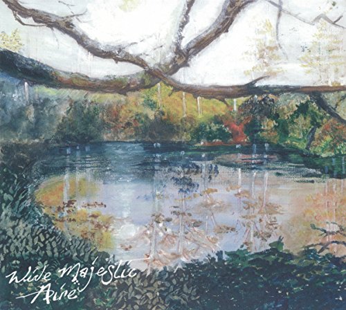 CD cover: painted landscape with trees over a body of water.