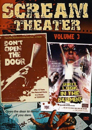 DVD cover for "Scream Theater Volume 3" featuring horror movie posters.