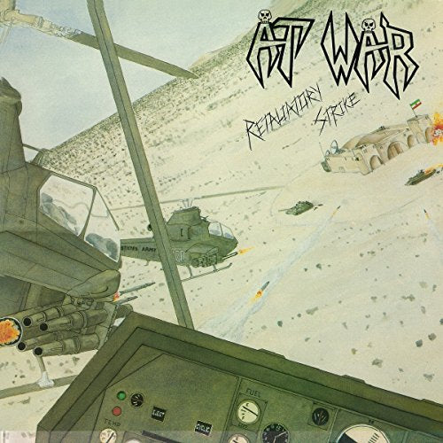 CD cover: military helicopters attacking a desert landscape.