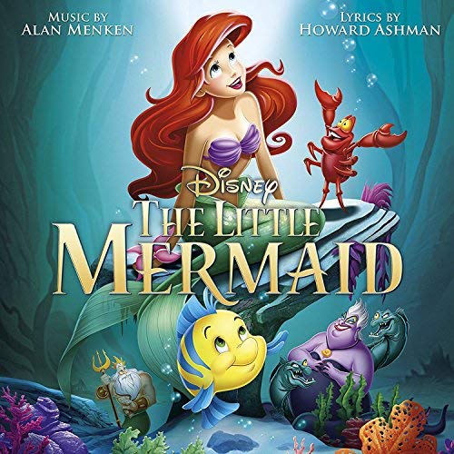 CD cover for Disney’s *The Little Mermaid* featuring Ariel and characters.