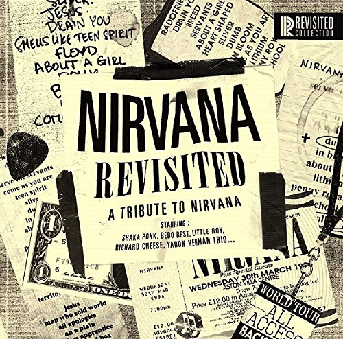 Nirvana Revisited" vinyl cover art with collage of band imagery and text.