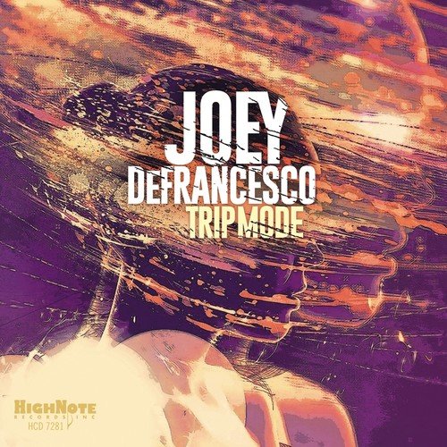 CD cover for Joey DeFrancesco’s “Trip Mode” with abstract art.