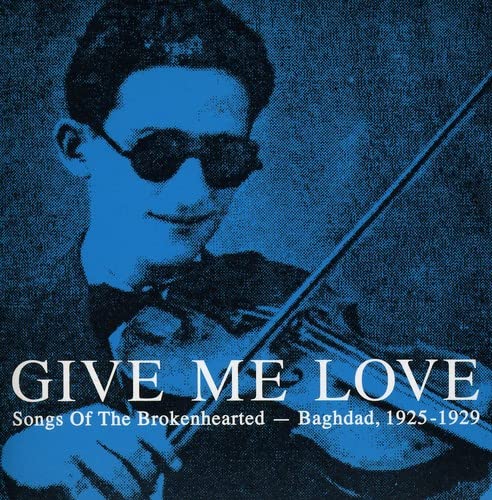 Vintage CD cover featuring a man with a violin and sunglasses.