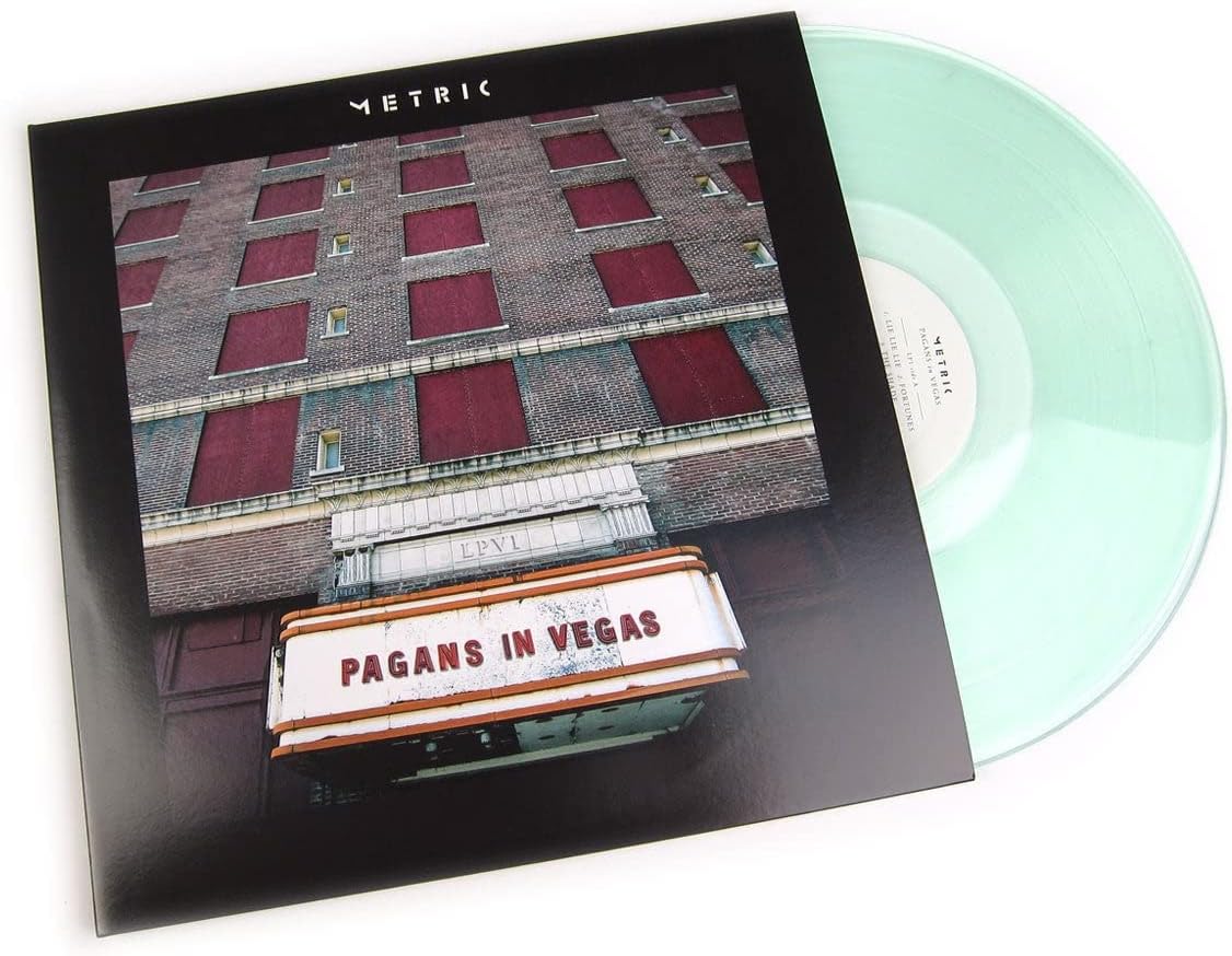 Vinyl record of Metric’s “Pagans In Vegas,” limited indie edition.