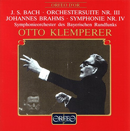 Red CD case featuring conductor Otto Klemperer and text in German.