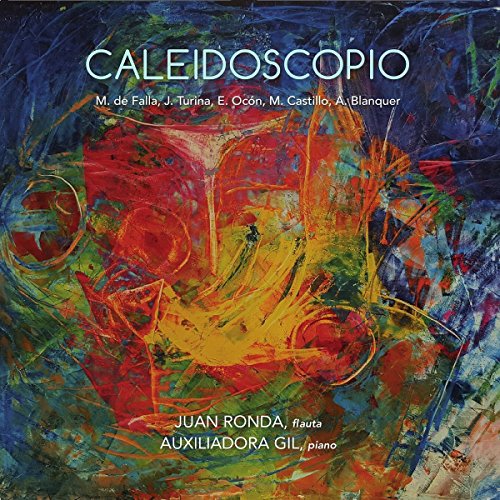 CD cover with abstract colorful painting and text: "Caleidoscopio".