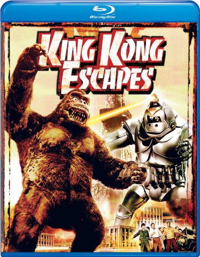 Blu-ray cover showing King Kong facing off against a giant silver robot.