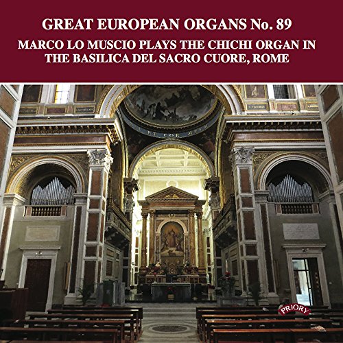 CD cover featuring the interior of a grand Italian church with an organ.