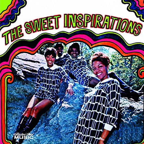 CD cover for "Sweet Inspirations" featuring three women in patterned dresses.