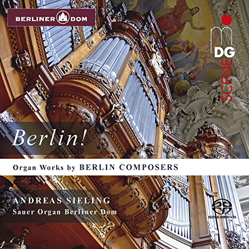 CD cover featuring a detailed, ornate pipe organ with painted ceiling above.