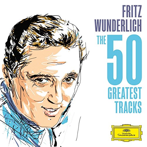 CD case featuring portrait of tenor Fritz Wunderlich, title, and barcode.