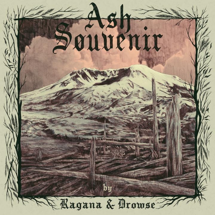 Vinyl album cover depicting a snow-capped mountain and weathered fence.