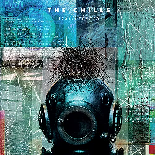 “Scatterbrain” album cover by The Chills, featuring a vintage diving helmet.