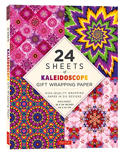 24 sheets of Kaleidoscope Gift Wrapping Paper: High-Quality 18 x 24" (45 x 61 cm) Wrapping Paper: High-Quality 18 x 24" (45 x 61 cm) Wrapping Paper