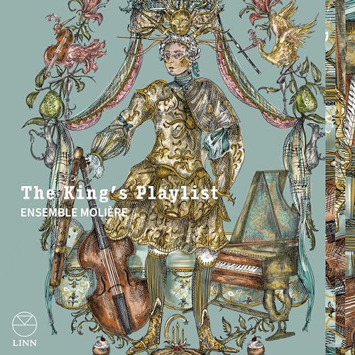 CD cover: ornate illustration of a man with musical instruments.