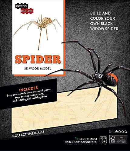 IB: SPIDER 3D WOOD MODEL