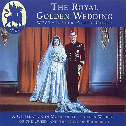 CD cover featuring Queen Elizabeth II and Prince Philip on their golden wedding.