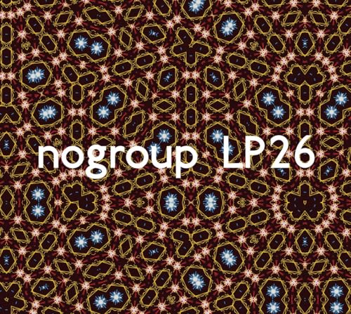 CD cover for Nogroup LP26, featuring a repeating floral pattern.