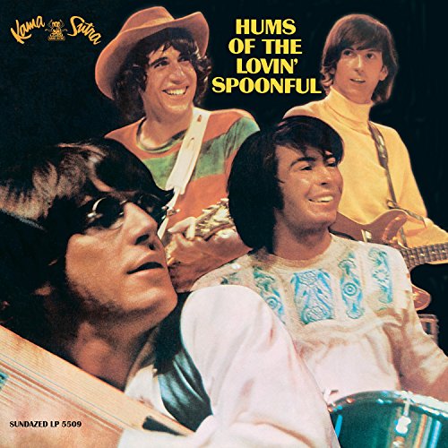 Album cover for "Hums Of The Lovin' Spoonful" featuring four smiling musicians.