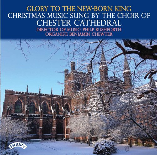 CD cover: Chester Cathedral in winter, with snowy branches and text.