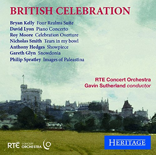 CD cover for “British Celebration” featuring a castle silhouette.
