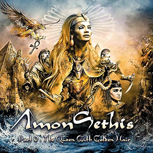CD cover: Egyptian-themed fantasy art with a golden-haired woman and falcon.