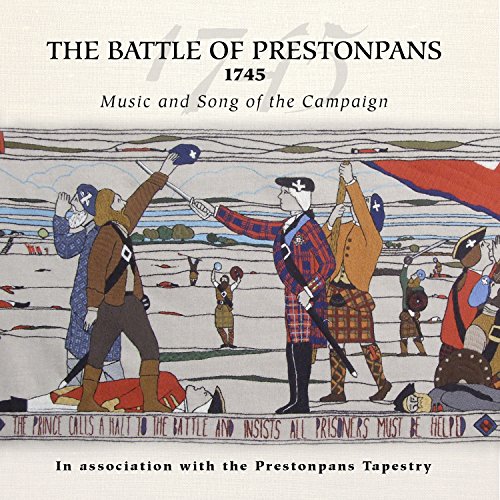CD cover depicting 1745 Battle of Prestonpans illustration with soldiers.