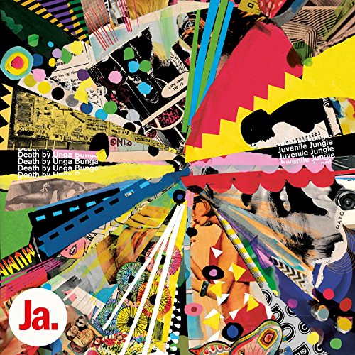 Collage album cover for “Death By Unga Bunga - Juvenile Jungle” vinyl.