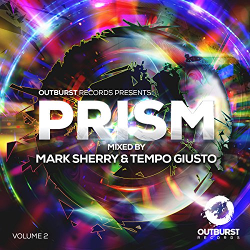 CD cover for “Prism Volume 2” by Mark Sherry & Tempo Giusto, abstract design.