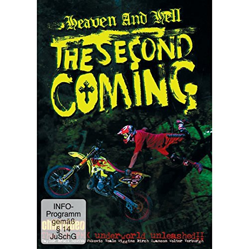 DVD cover for "Heaven And Hell: The Second Coming" featuring motocross riders.