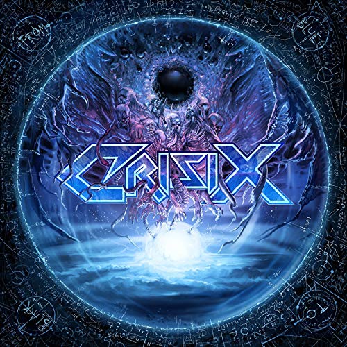 CD cover art: an eye with figures emerging from below, band logo.