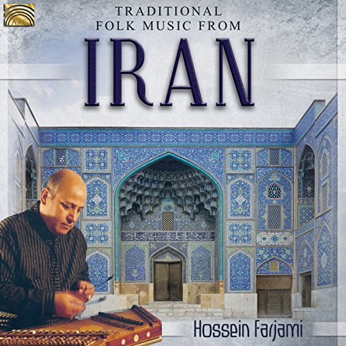 CD cover for Hossein Farjami’s Iranian folk music, featuring a musician.