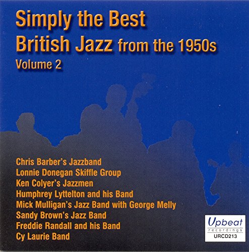 CD cover for “Simply The Best British Jazz The 1950S Vol 2” with silhouetted musicians.