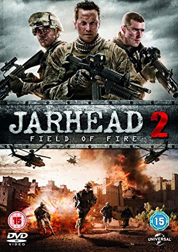 Jarhead 2 DVD cover with soldiers, helicopters, and a war zone scene.