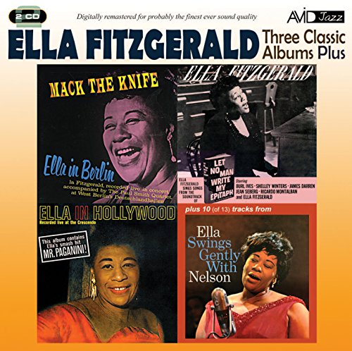 CD cover for Ella Fitzgerald’s “Three Classic Albums Plus” compilation.