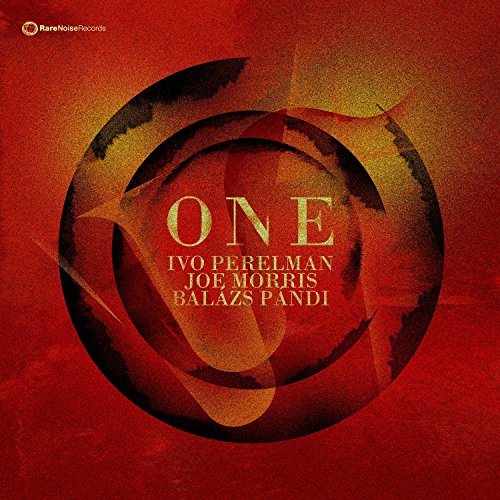 CD cover for “One” by Perelman, Morris, and Pandi, abstract red design.