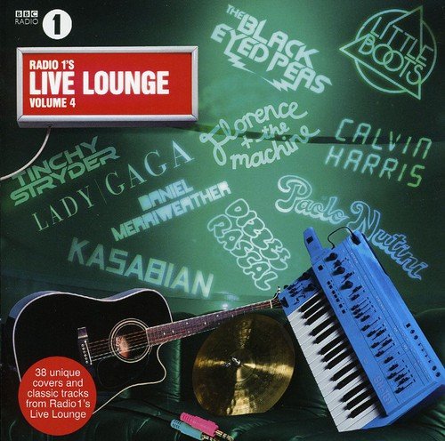 CD cover for “Radio 1’s Live Lounge - Volume 4” with artist names and instruments.