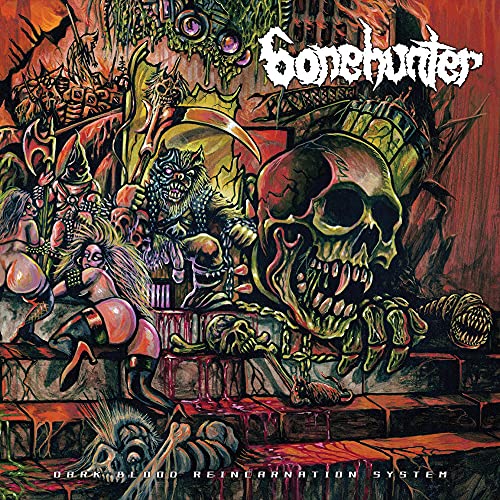 CD cover: dark fantasy illustration with skulls, demons, and figures.