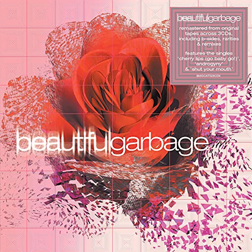 Album cover for Garbage’s “Beautiful Garbage” featuring a red rose.